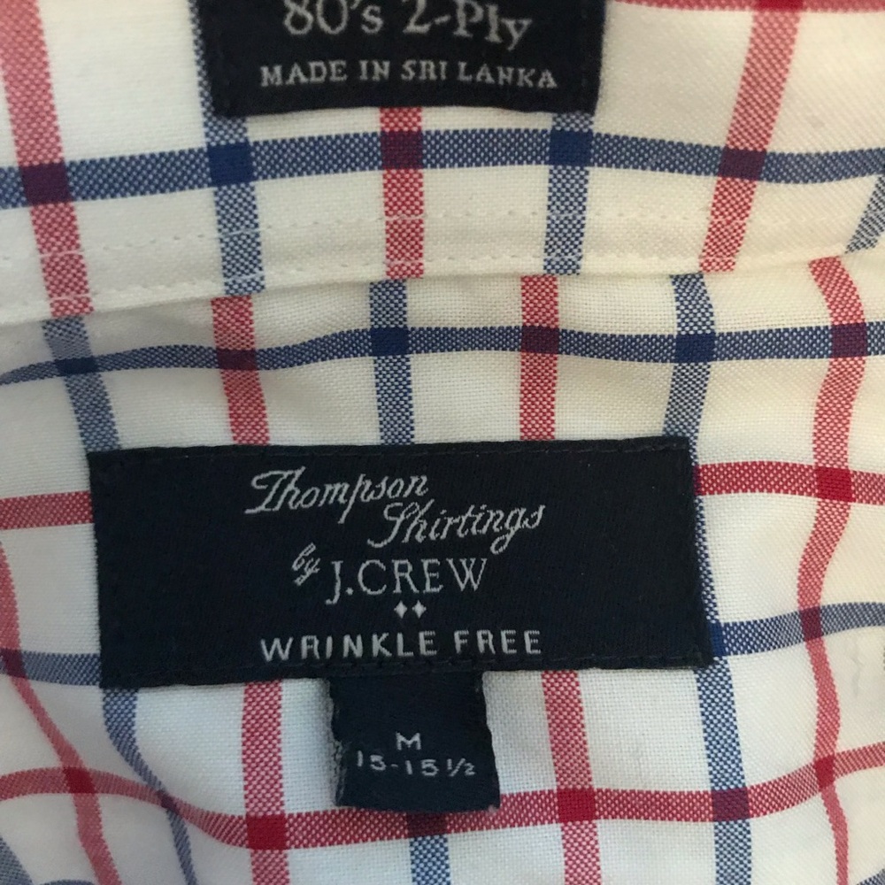J Crew shirt M 15 - 15 1/2 by Thompson Shirts
